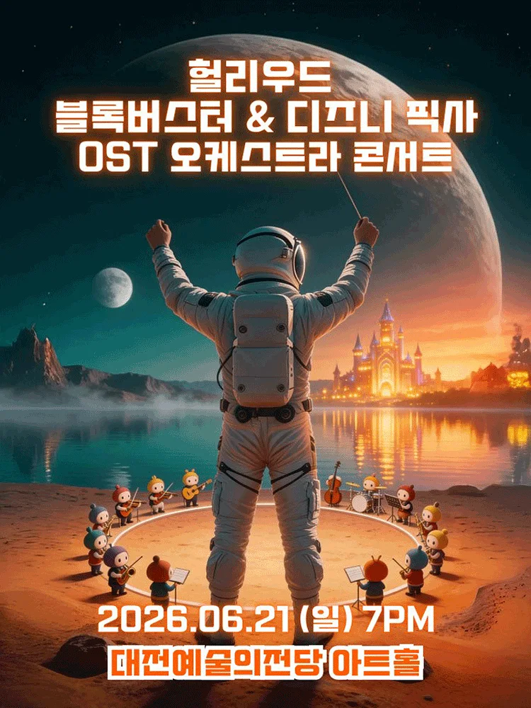 헐리우드 블록버스터 & 디즈니 픽사 OST 오케스트라 콘서트 [대전]