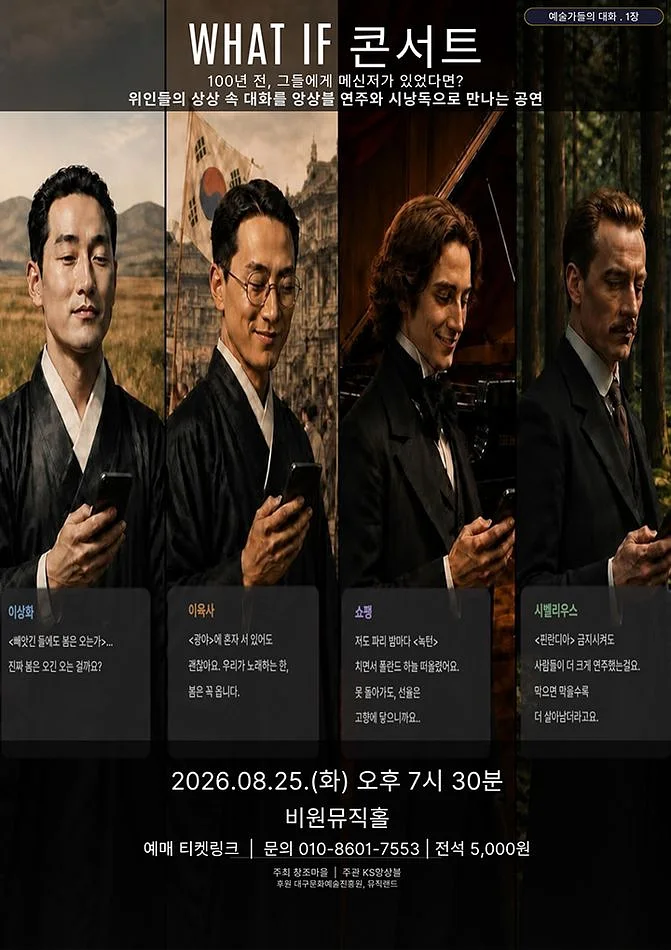 WHAT IF 콘서트: 예술가들의 대화 [대구]