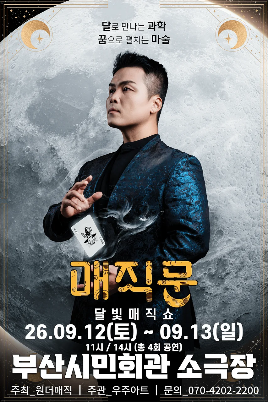 최형배 마술사의 매직문: 달빛매직쇼 [부산]
