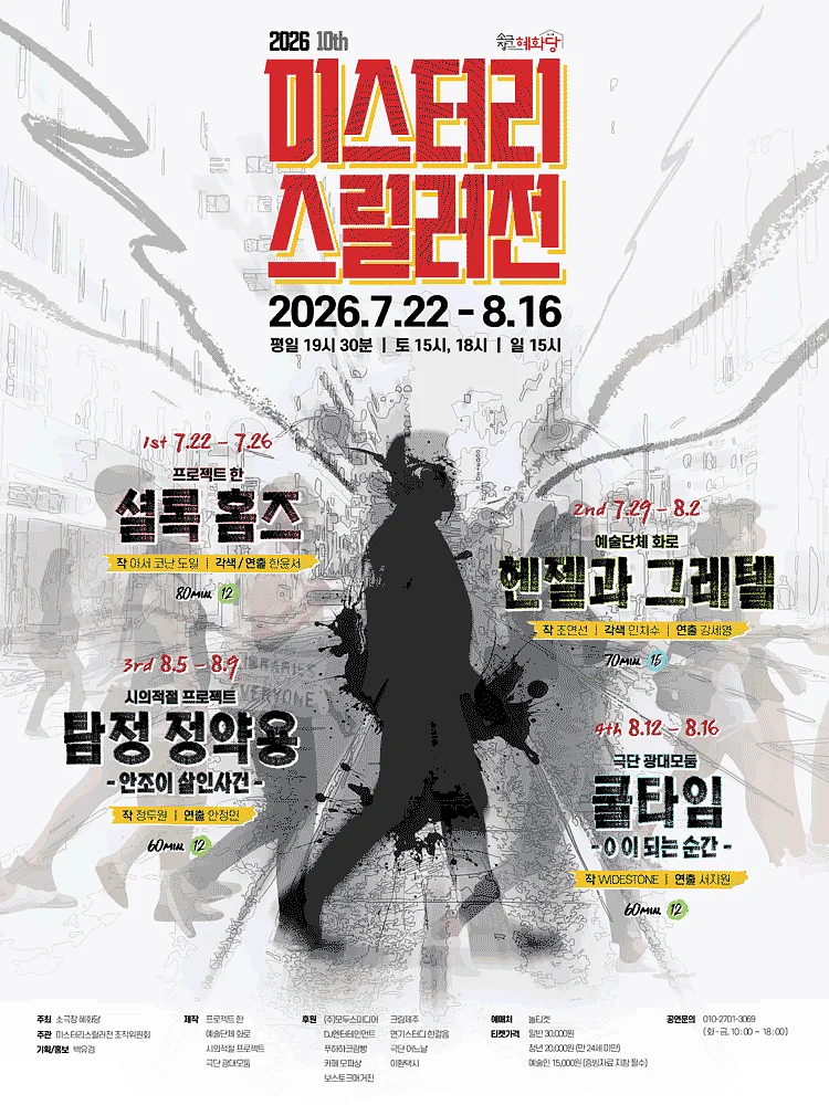 제10회 미스터리 스릴러전, 셜록 홈즈