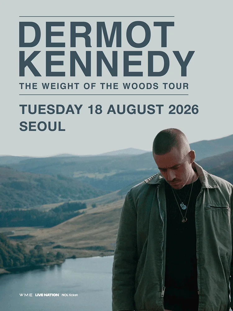 더못 케네디 첫 단독 내한공연 Dermot Kennedy THE WEIGHT OF THE WOODS TOUR [서울]