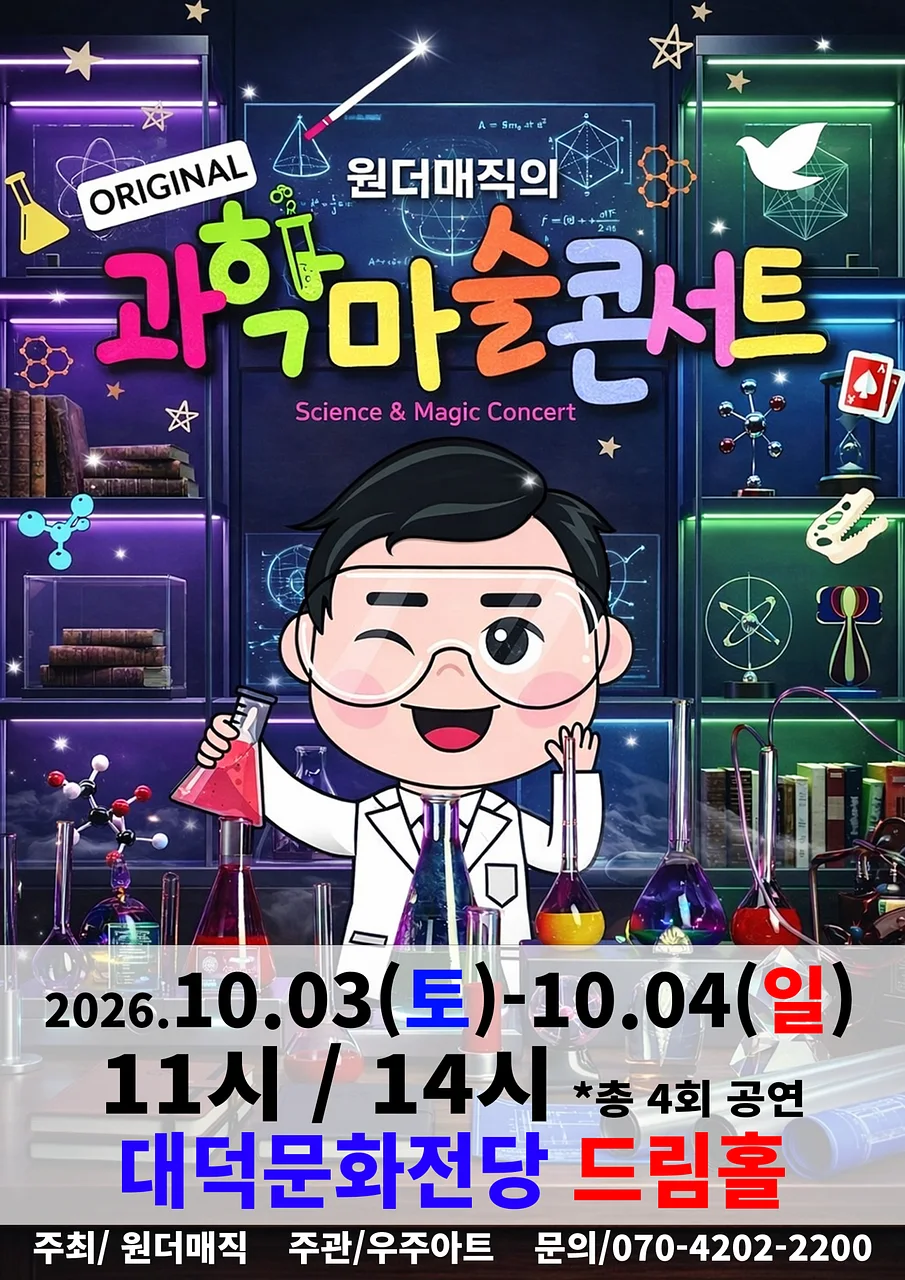 원더매직의 오리지널 과학마술콘서트 시즌1 [대구]