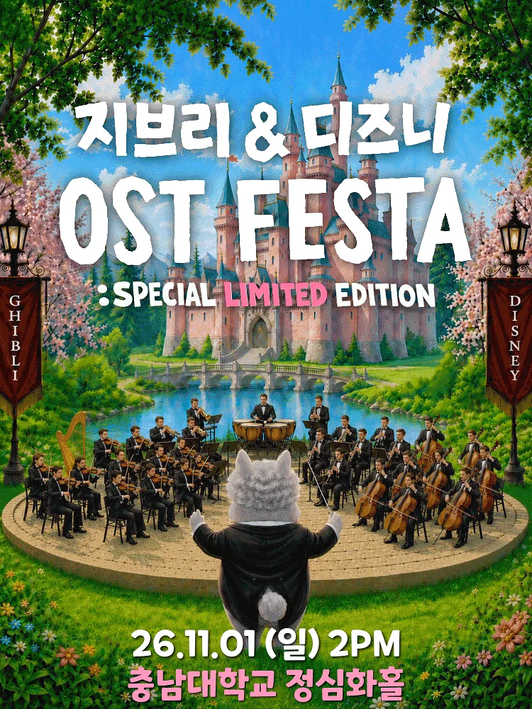 지브리 & 디즈니 영화음악 오케스트라 콘서트 [대전 (앵콜) ]