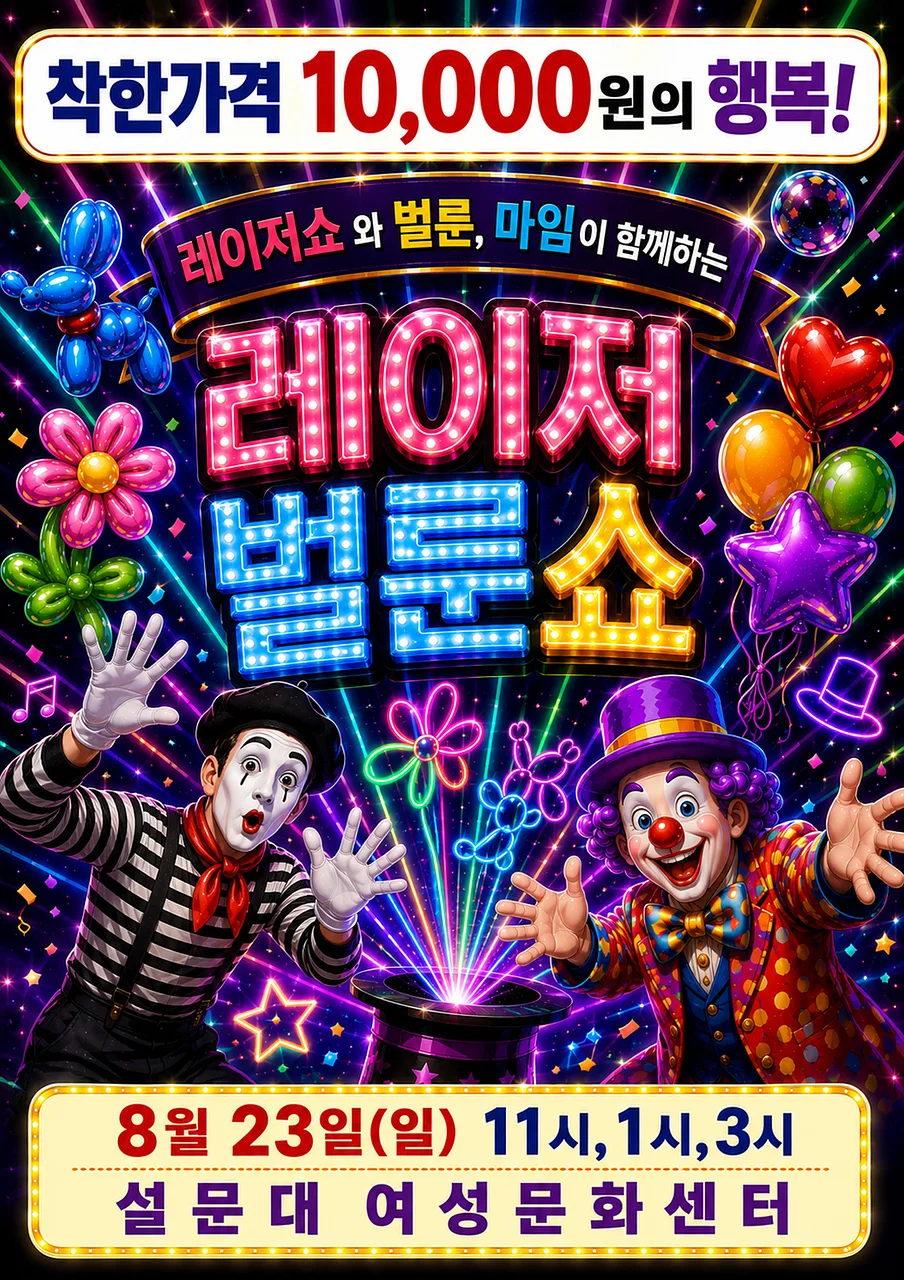 레이저 벌룬쇼 [제주]