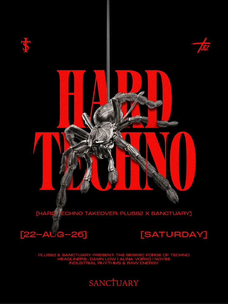 PLUS82 X SANCTUARY: HARD TECHNO TAKEOVER