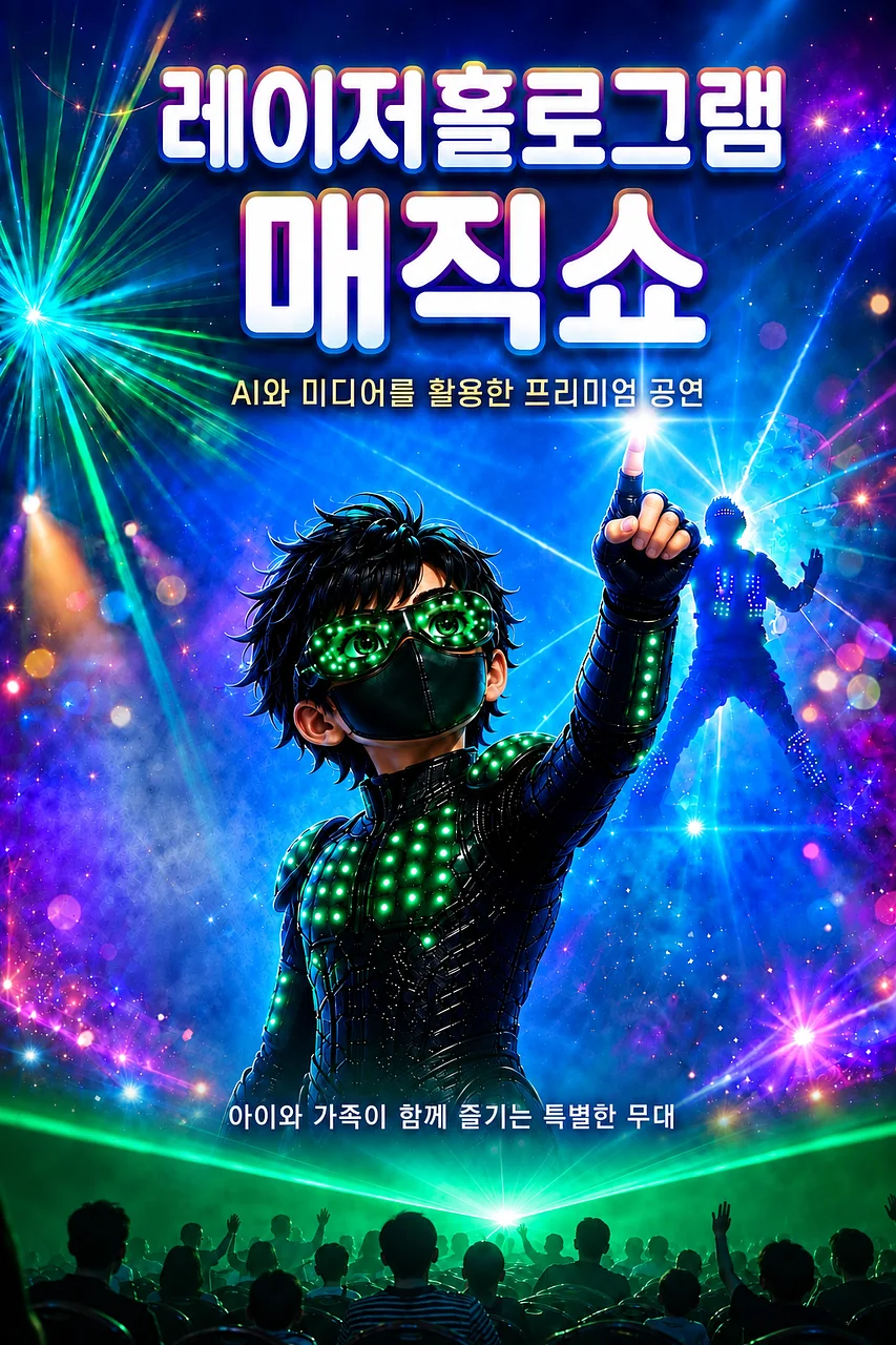 레이저홀로그램 매직쇼 [부천]