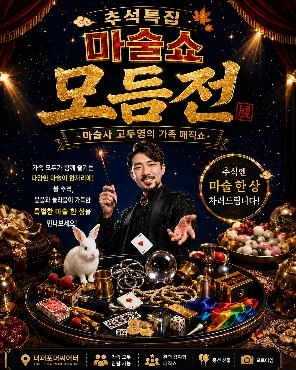 마술사 고두영의 추석특집 마술쇼: 모둠전 [화성]