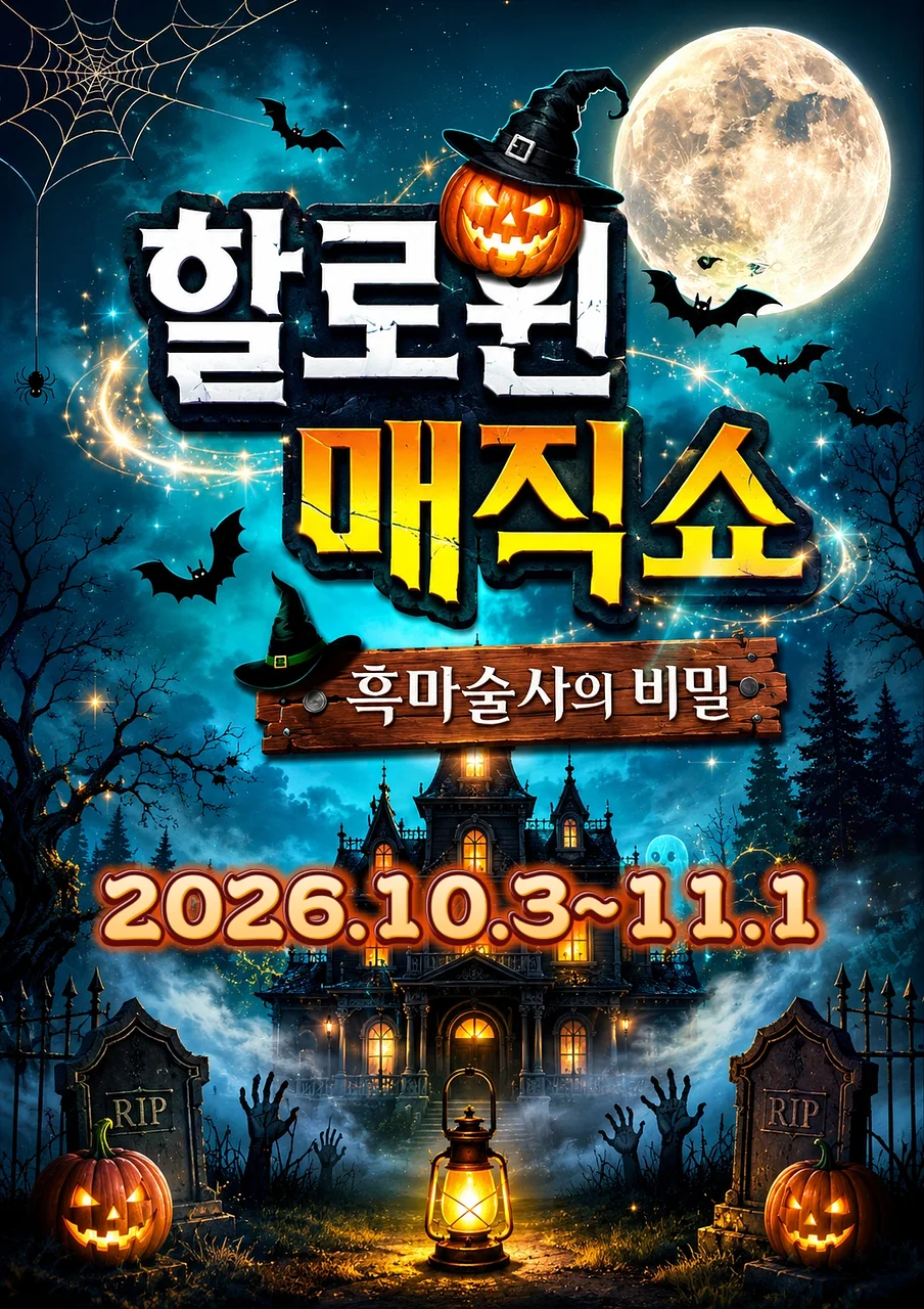 할로윈매직쇼: 흑마술사의 비밀 [부산]