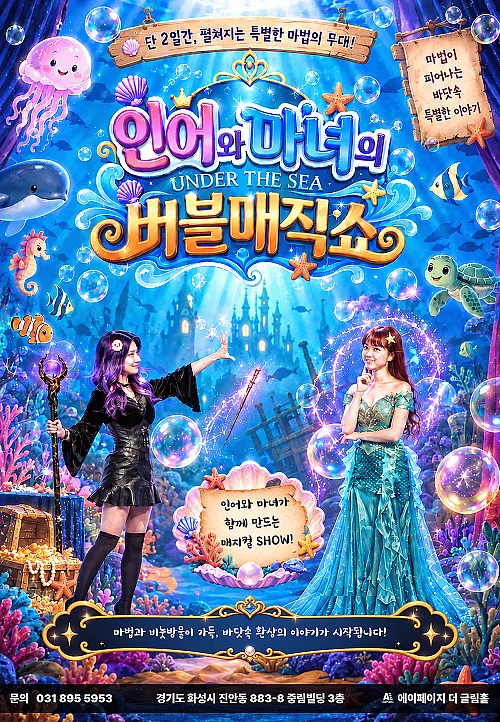 인어와 마녀의 버블매직쇼 [화성]