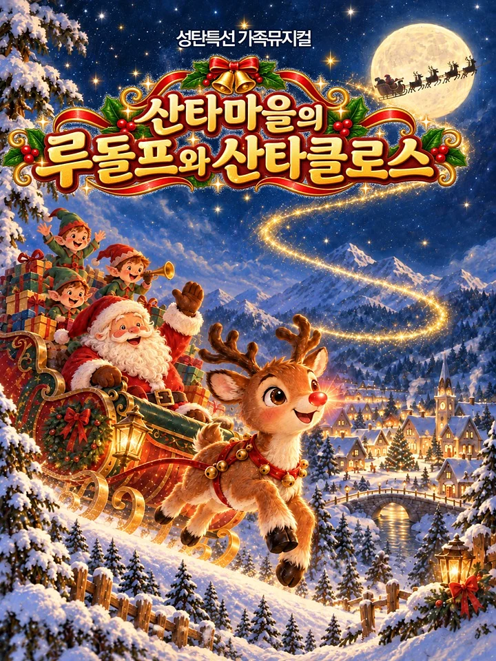 산타마을의 루돌프와 산타클로스 [부산]