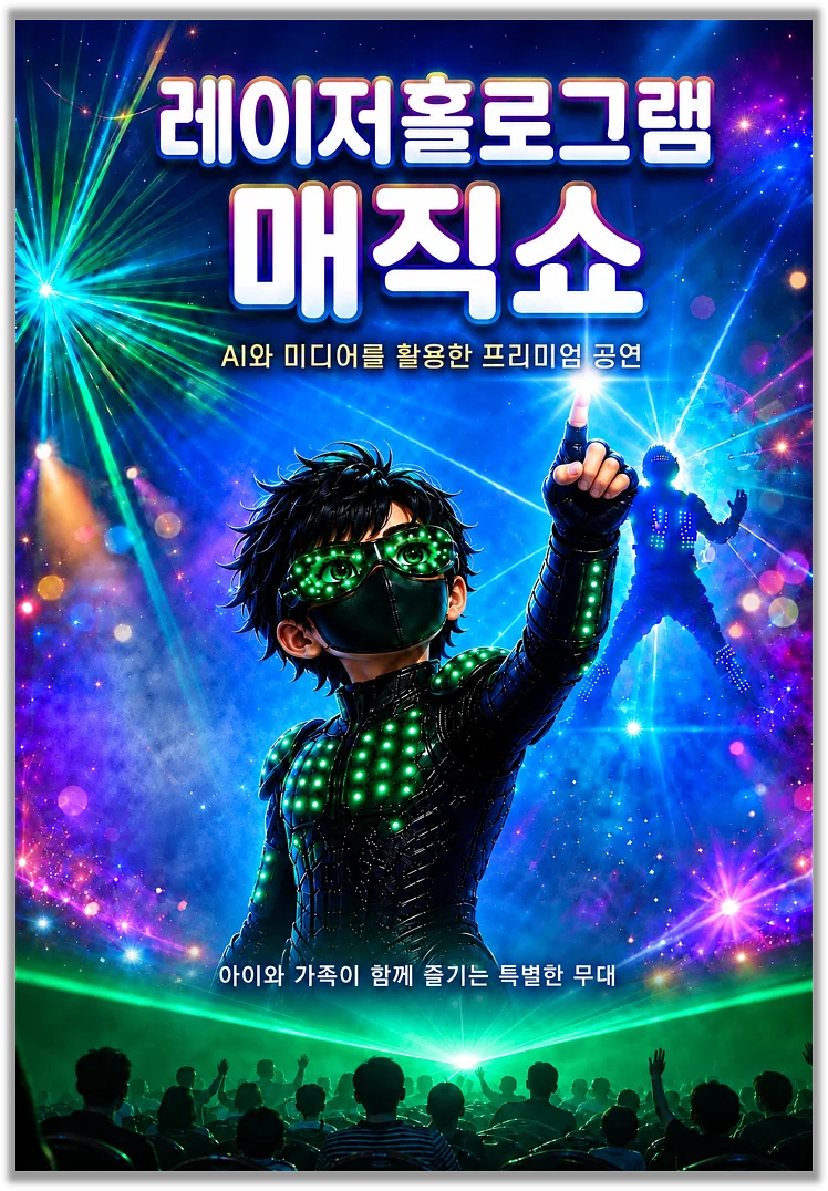 레이저홀로그램 매직쇼 [화성]